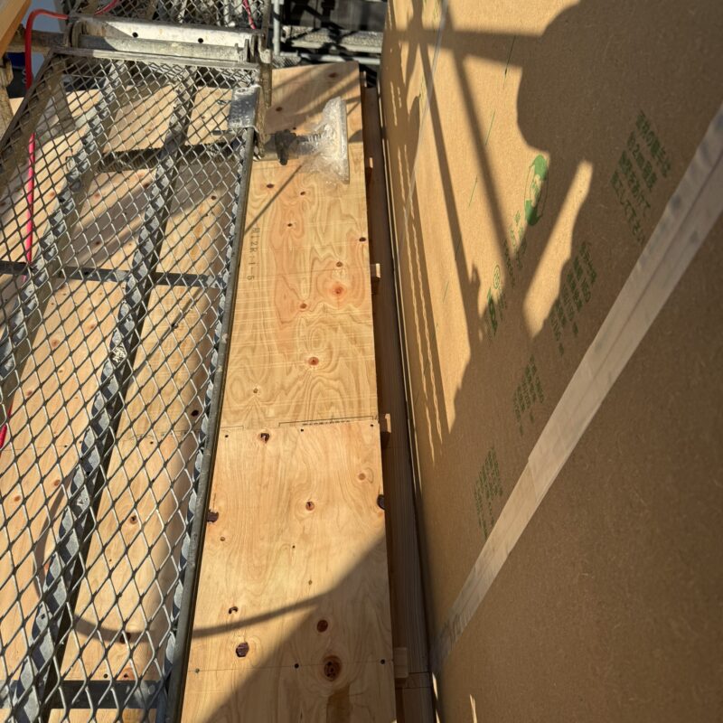 神奈川県川崎市【抱陽の家】玄関屋根下地工事