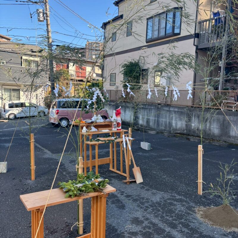 【高性能賃貸】地鎮祭で工事安全を祈願！