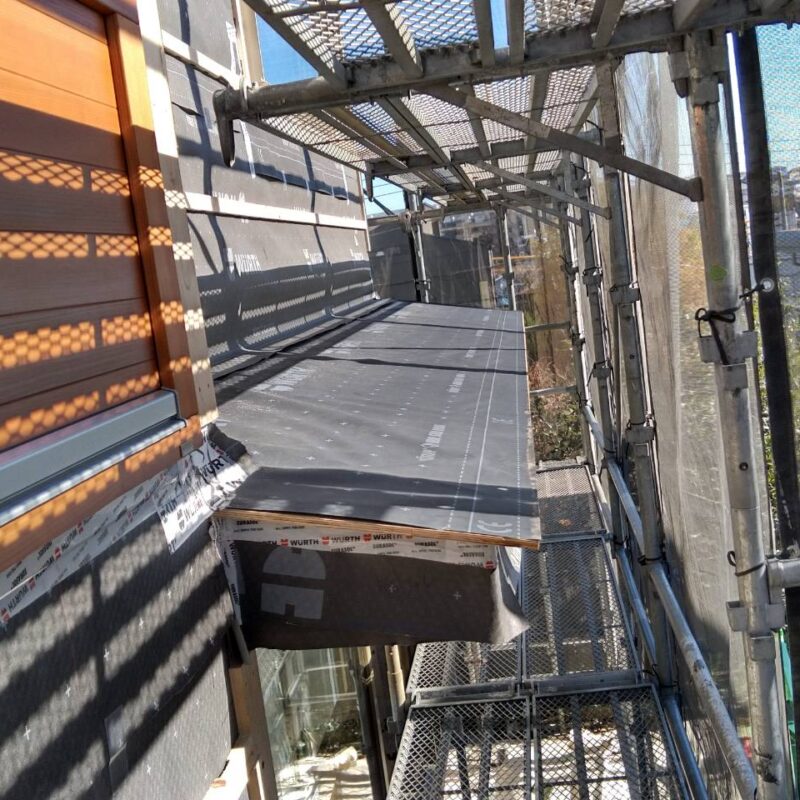 庇（ひさし）の製作