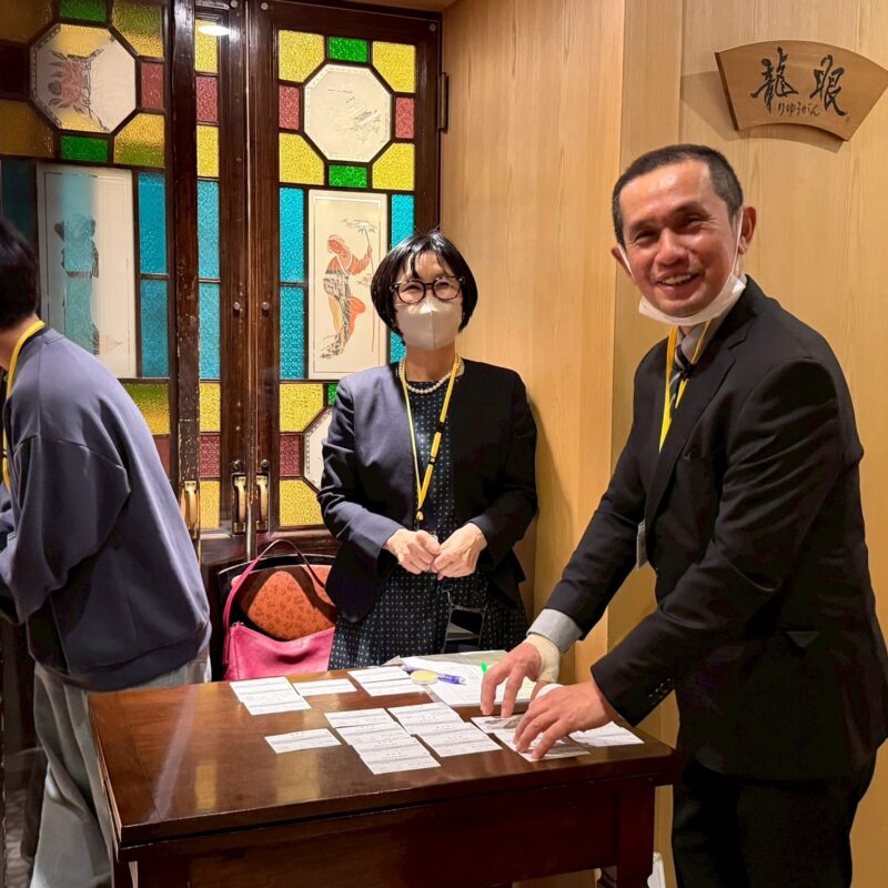 新年会　Behind the scenes