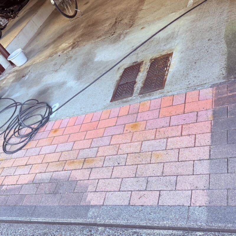 【メンテナンス】共用部の高圧洗浄