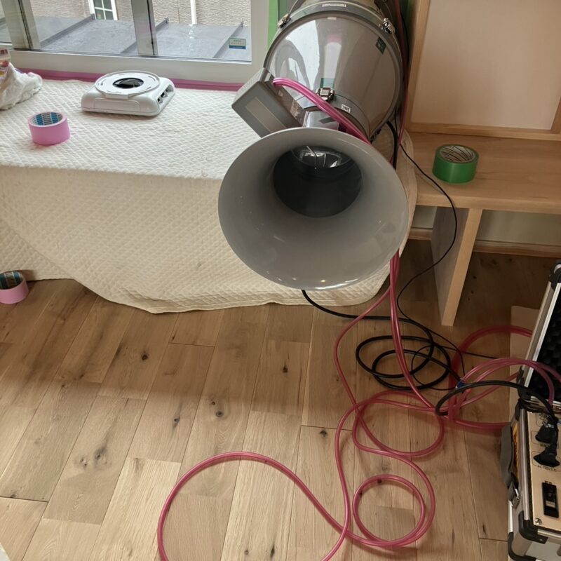 厚木市【向日の家】気密測定