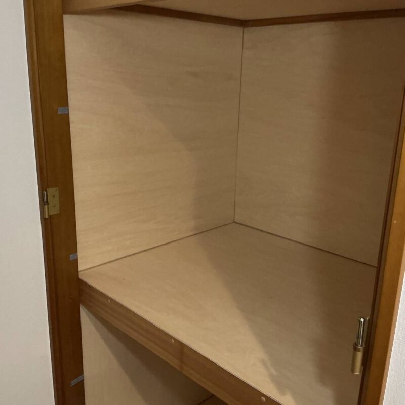 押し入れの仕上げ